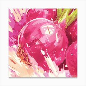 Red Onions Canvas Print