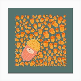 Acorns Canvas Print