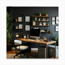 Home Office 4 Canvas Print