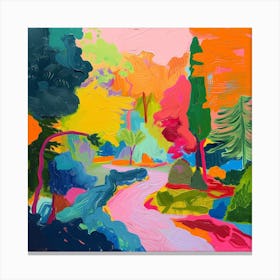 Abstract Park Collection Queens Park Toronto Canada Canvas Print