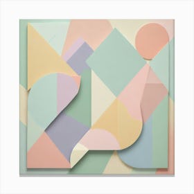 Abstract Geometric Painting Canvas Print