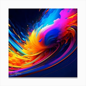 Abstract Painting 1 Canvas Print