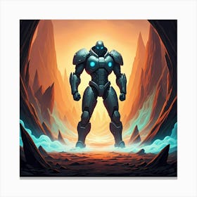 Mech Robot Canvas Print