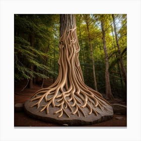 Roots Of A Tree 1 Canvas Print