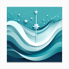 magic wand Vector Art 2 Canvas Print