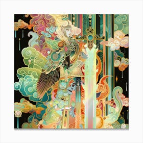 Angel Of The Sky Canvas Print