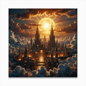 Castle In The Clouds 13 Canvas Print