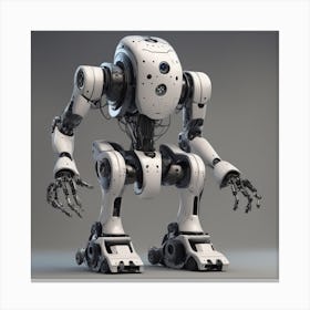 Robot 3d Canvas Print