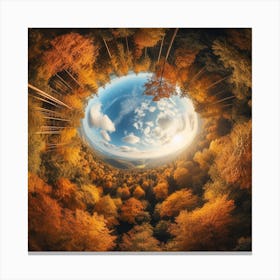 Autumn In The Forest Canvas Print