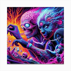 Psychedelic Art 33 Canvas Print