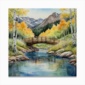 Aspen Bridge Canvas Print