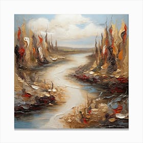 Abstract, River 1 Canvas Print