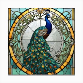 Peacock 13 Canvas Print