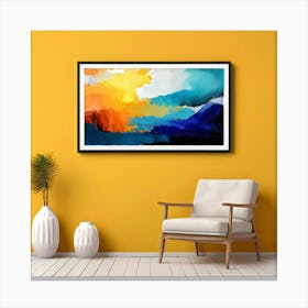 Abstract Painting 64 Canvas Print