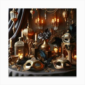 Masquerade Canvas Print