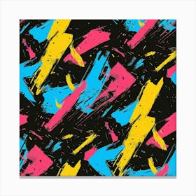 Colorful Strokes (1) Canvas Print