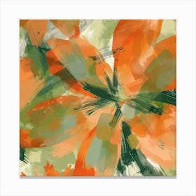 Abstract Floral Pattern 5 Canvas Print