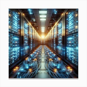 Data Center 9 Canvas Print