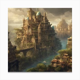 Fantasy City 56 Canvas Print