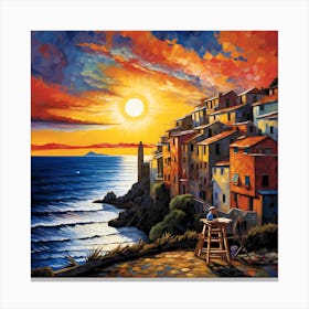 Azure Dreams on Canvas Canvas Print