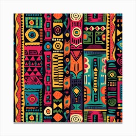 African Tribal Pattern 1 Canvas Print