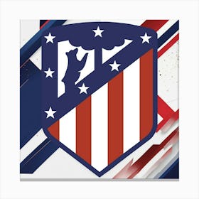 Atlético de Madrid Logo Wall Art 19 Canvas Print