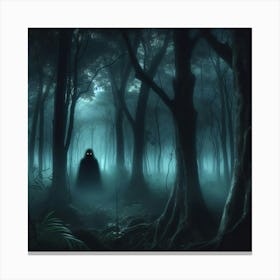 Ghost in the forest Canvas Print
