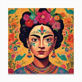 Frida Kahlo 43 Canvas Print