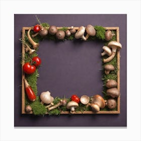 Frame Of Vegetables 10 Canvas Print