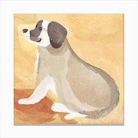 St Bernard Dog Canvas Print