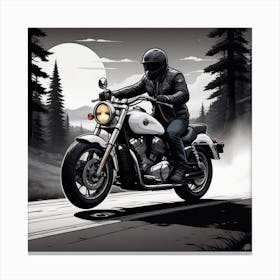 Night Ride Canvas Print