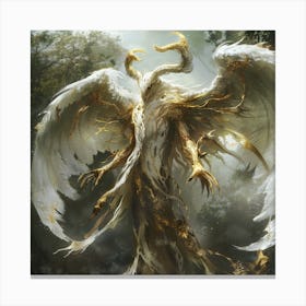 Angel Of The Forest Canvas Print