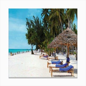 Zanzibar Beach Canvas Print