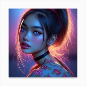 Asian Girl 1 Canvas Print