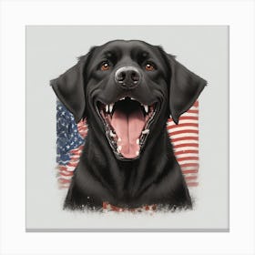 Black Labrador Retriever 1 Canvas Print