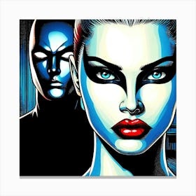 Portrait Artwork 167 Canvas Print