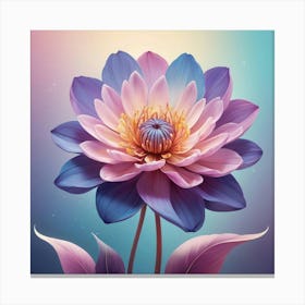 Lotus Flower 3 Canvas Print