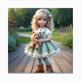 Sarah Doll Canvas Print