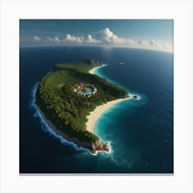 Default Create A Unique Of Ocean Island 2 Canvas Print