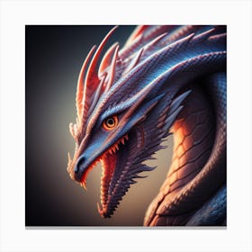 Dragon Head 2 Canvas Print