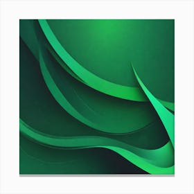 Abstract Green Wallpaper Canvas Print