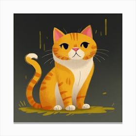 Orange Tabby Cat 1 Canvas Print