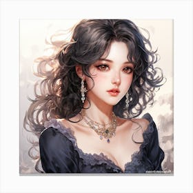 Asian Girl Canvas Print