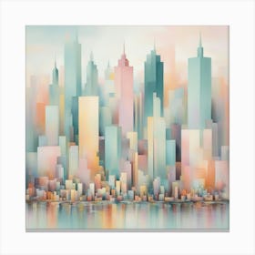 Cityscape Canvas Art 3 Canvas Print