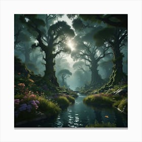 Fantasy Forest 12 Canvas Print