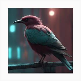 Bird In The City Canvas Print