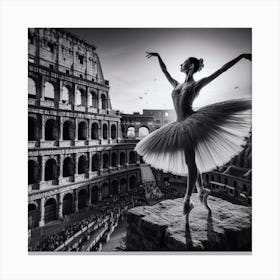 Ballet In Rome 1 Canvas Print