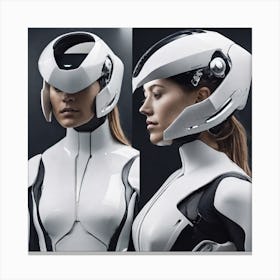 Futuristic Woman 78 Canvas Print