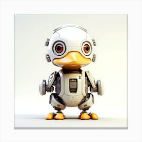 Robot Duck 3 Canvas Print