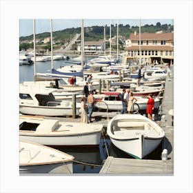 The Old Marina ~Reimagined 86 Canvas Print